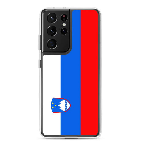 Coque téléphone drapeau de la slovénie - pixelforma