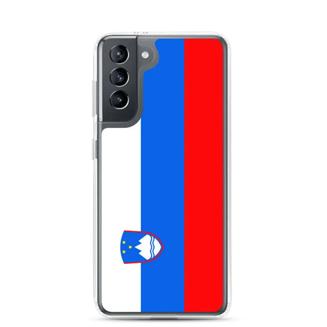 Coque téléphone drapeau de la slovénie - pixelforma