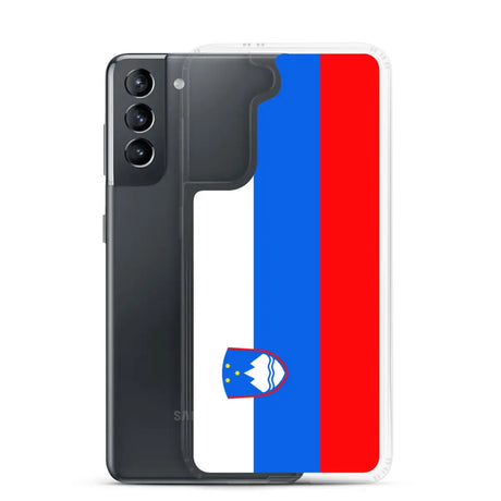 Coque téléphone drapeau de la slovénie - pixelforma