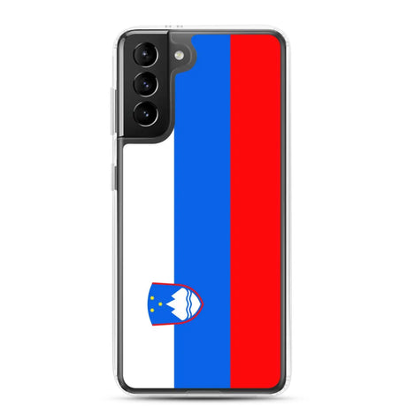 Coque téléphone drapeau de la slovénie - pixelforma