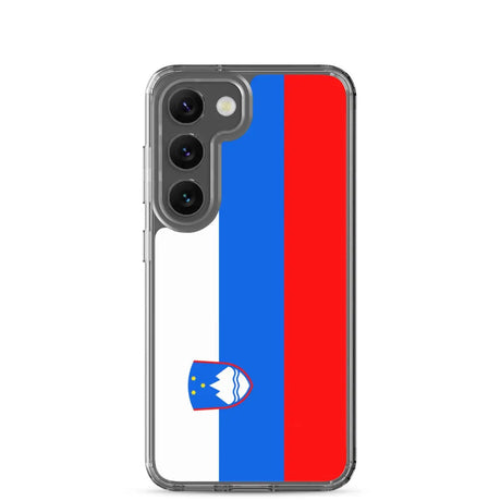 Coque téléphone drapeau de la slovénie - pixelforma