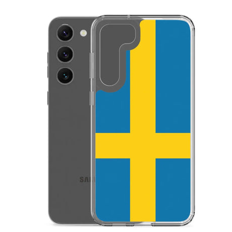 Coque téléphone drapeau de la suède - pixelforma