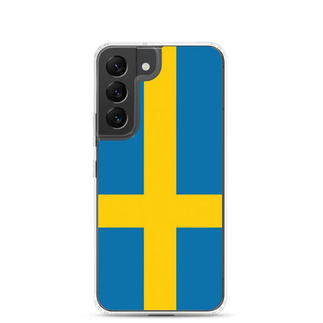 Coque téléphone drapeau de la suède - pixelforma