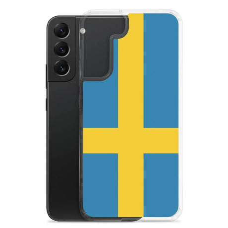 Coque téléphone drapeau de la suède - pixelforma