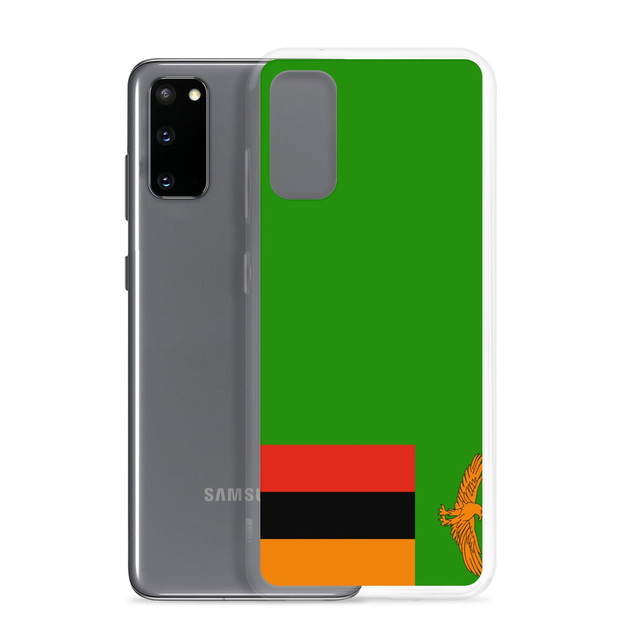 Coque Téléphone Drapeau de la Zambie - Pixelforma