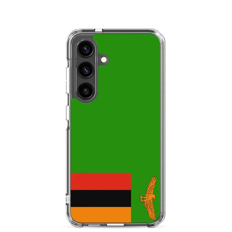 Coque téléphone drapeau de la zambie - pixelforma