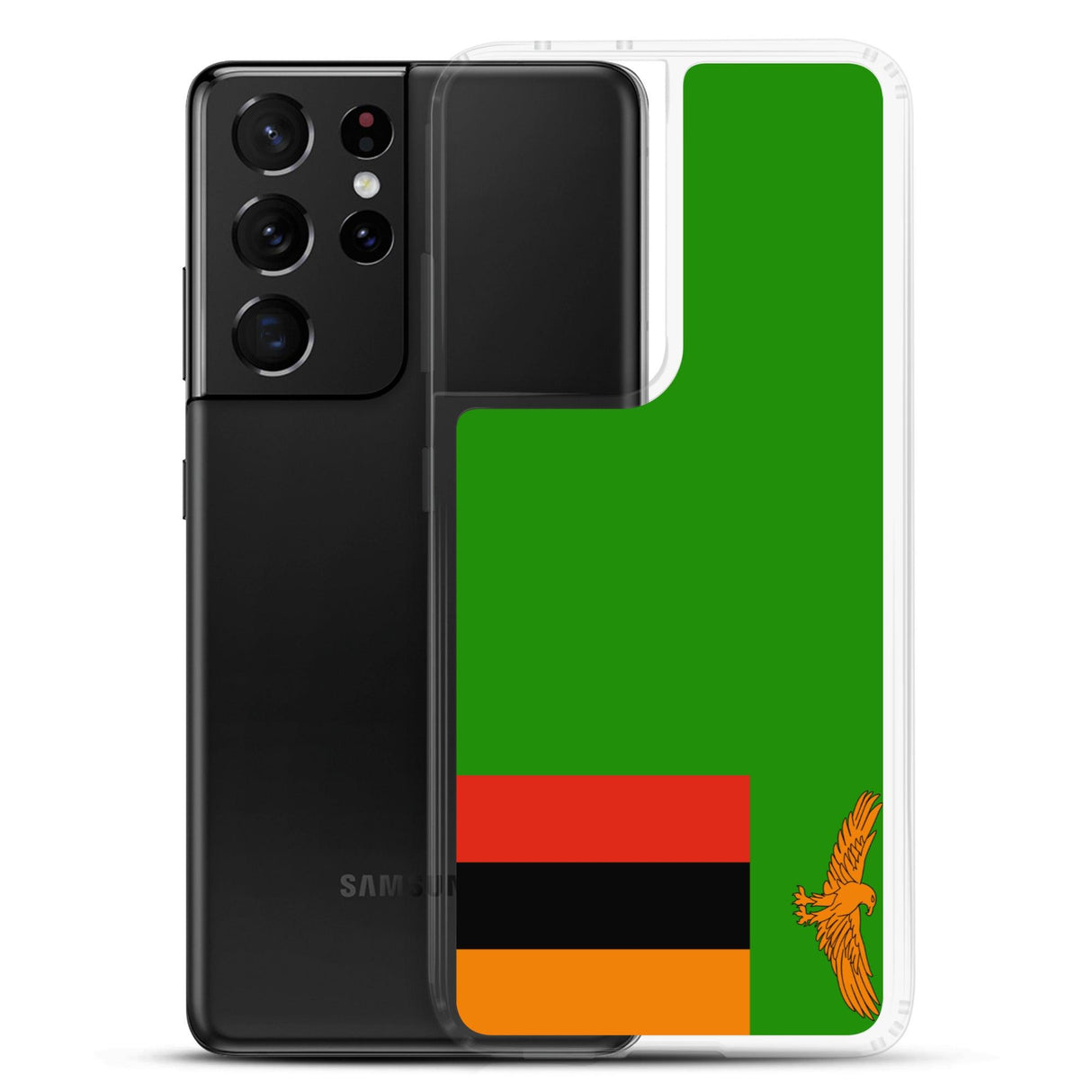 Coque Téléphone Drapeau de la Zambie - Pixelforma