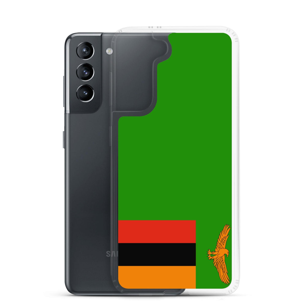 Coque Téléphone Drapeau de la Zambie - Pixelforma