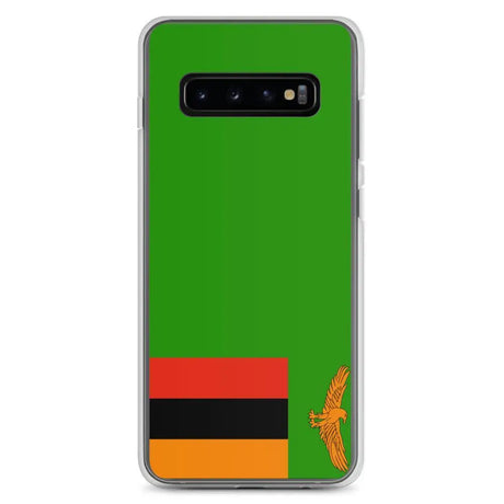 Coque téléphone drapeau de la zambie - pixelforma