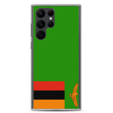 Coque Téléphone Drapeau de la Zambie - Pixelforma