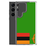 Coque Téléphone Drapeau de la Zambie - Pixelforma