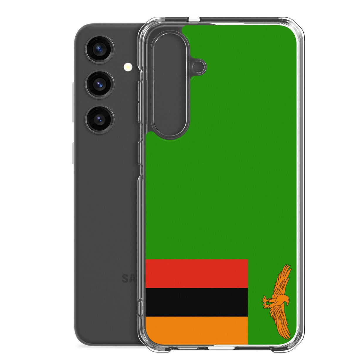 Coque Téléphone Drapeau de la Zambie - Pixelforma