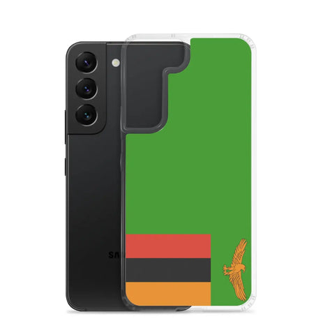 Coque téléphone drapeau de la zambie - pixelforma