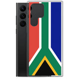 Coque téléphone drapeau de l’afrique du sud - pixelforma