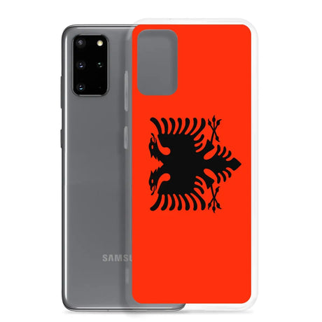 Coque téléphone drapeau de l’albanie - pixelforma