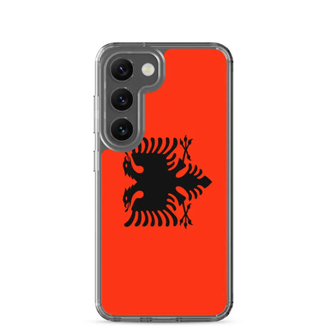 Coque téléphone drapeau de l’albanie - pixelforma