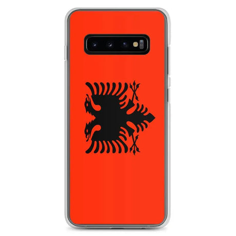 Coque téléphone drapeau de l’albanie - pixelforma