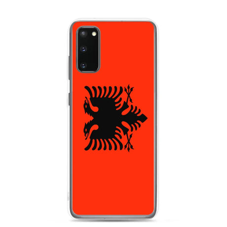 Coque téléphone drapeau de l’albanie - pixelforma
