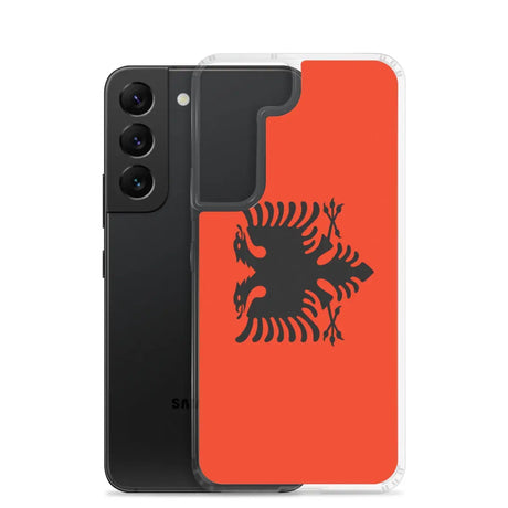 Coque téléphone drapeau de l’albanie - pixelforma