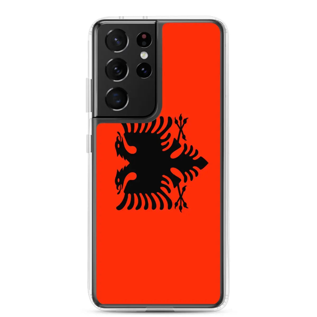 Coque téléphone drapeau de l’albanie - pixelforma