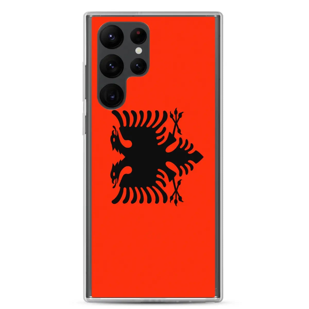 Coque téléphone drapeau de l’albanie - pixelforma