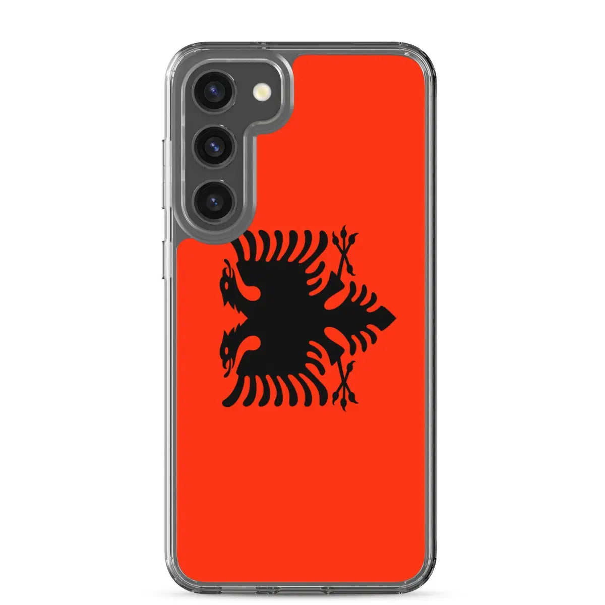 Coque téléphone drapeau de l’albanie - pixelforma