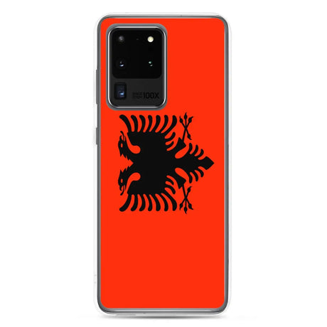 Coque Téléphone Drapeau de l'Albanie - Pixelforma 