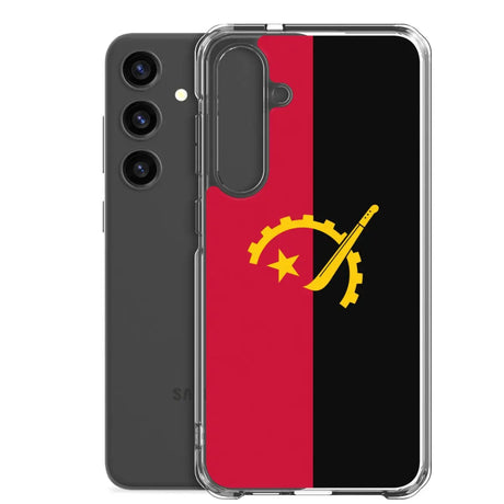 Coque téléphone drapeau de l’angola - pixelforma
