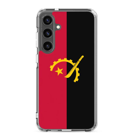 Coque téléphone drapeau de l’angola - pixelforma