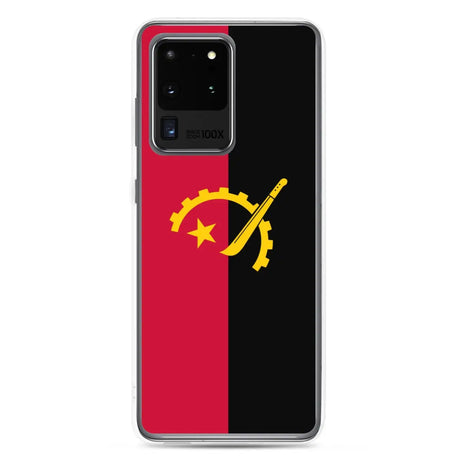 Coque téléphone drapeau de l’angola - pixelforma
