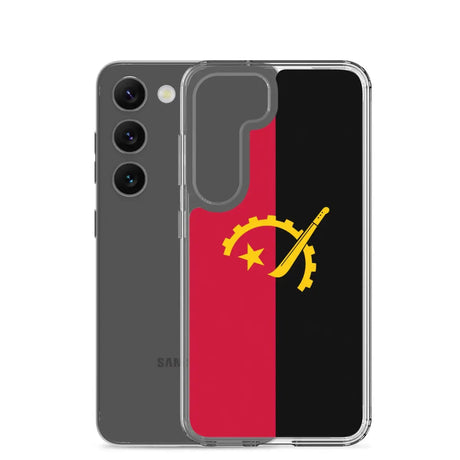 Coque téléphone drapeau de l’angola - pixelforma
