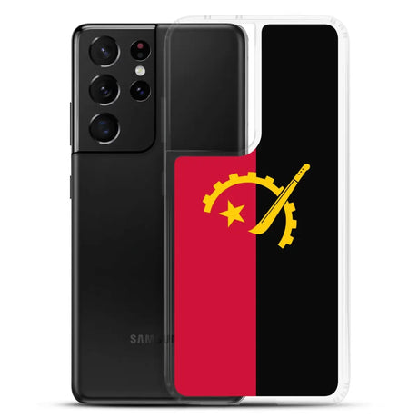 Coque téléphone drapeau de l’angola - pixelforma