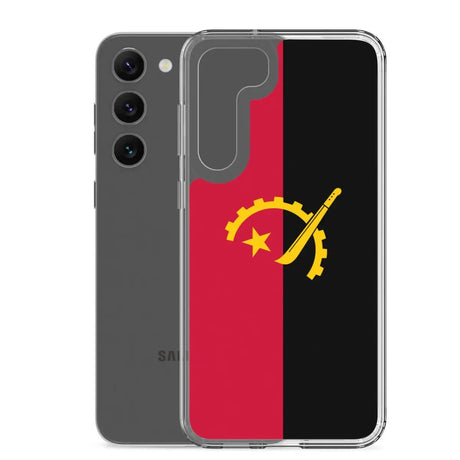 Coque téléphone drapeau de l’angola - pixelforma