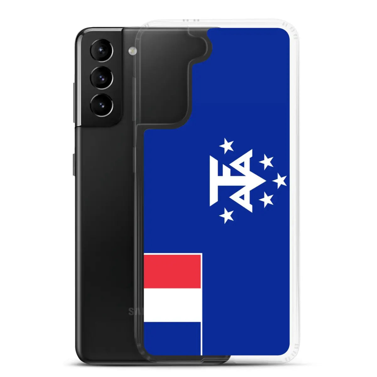 Coque téléphone drapeau de l’antarctique française - pixelforma