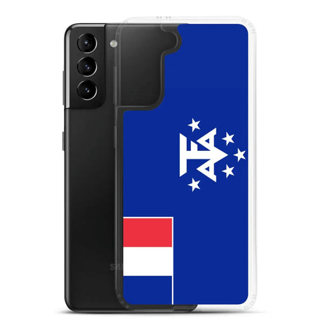 Coque téléphone drapeau de l’antarctique française - pixelforma