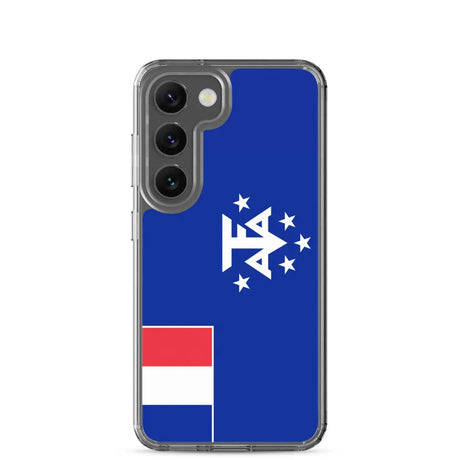 Coque téléphone drapeau de l’antarctique française - pixelforma
