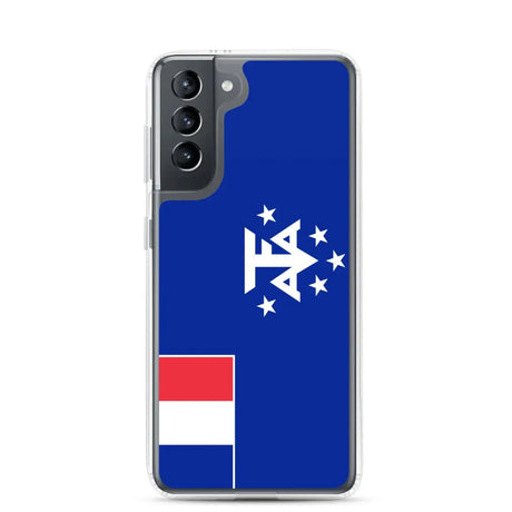 Coque téléphone drapeau de l’antarctique française - pixelforma