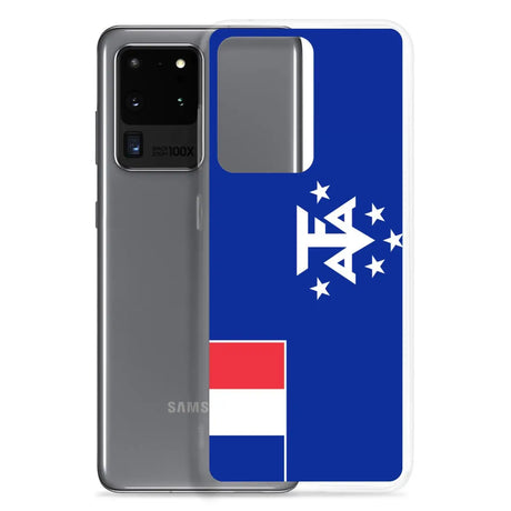 Coque téléphone drapeau de l’antarctique française - pixelforma