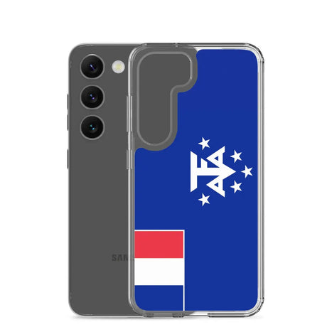 Coque téléphone drapeau de l’antarctique française - pixelforma