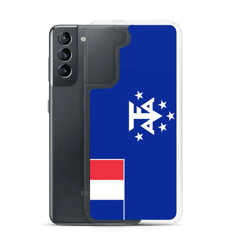 Coque téléphone drapeau de l’antarctique française - pixelforma
