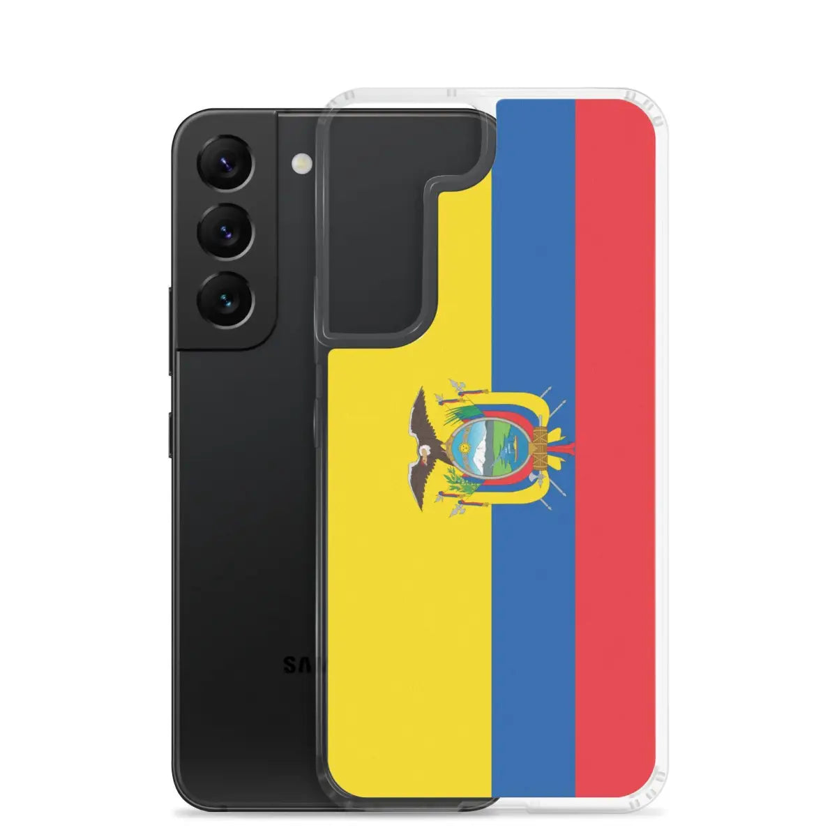Coque téléphone drapeau de l’équateur - pixelforma