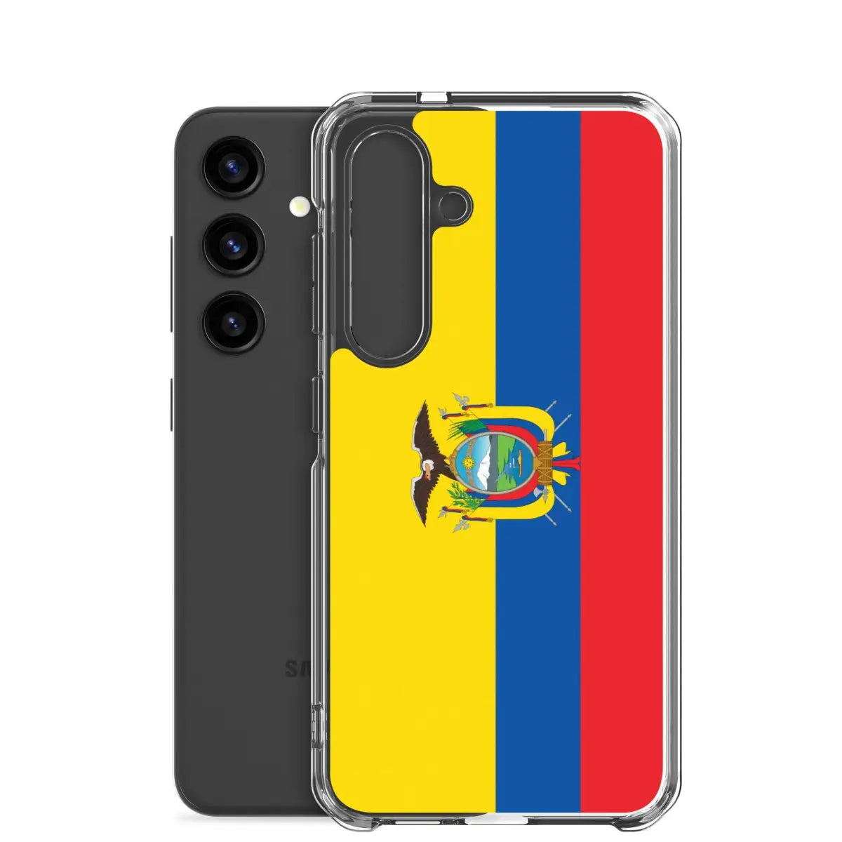 Coque téléphone drapeau de l’équateur - pixelforma