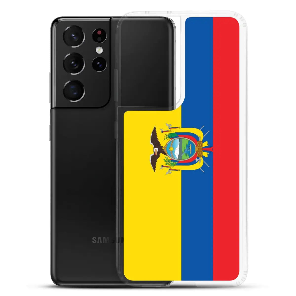 Coque téléphone drapeau de l’équateur - pixelforma