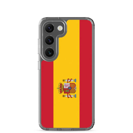Coque téléphone drapeau de l’espagne - pixelforma