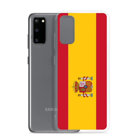 Coque téléphone drapeau de l’espagne - pixelforma