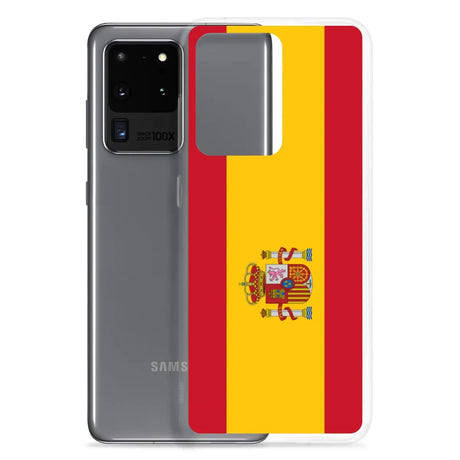 Coque téléphone drapeau de l’espagne - pixelforma