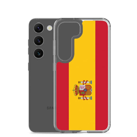 Coque téléphone drapeau de l’espagne - pixelforma