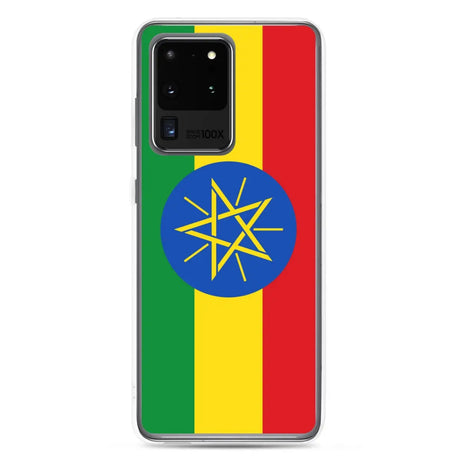 Coque téléphone drapeau de l’éthiopie - pixelforma