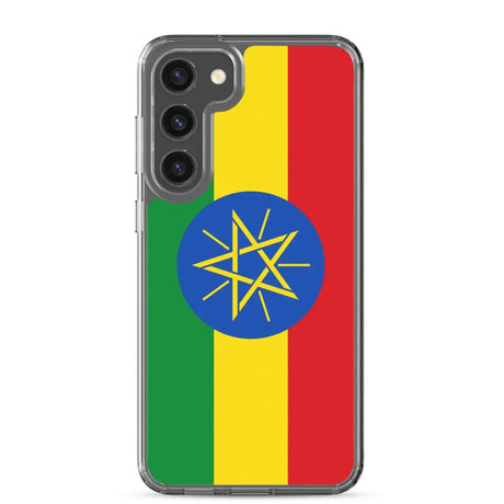 Coque téléphone drapeau de l’éthiopie - pixelforma