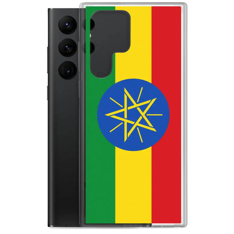 Coque téléphone drapeau de l’éthiopie - pixelforma